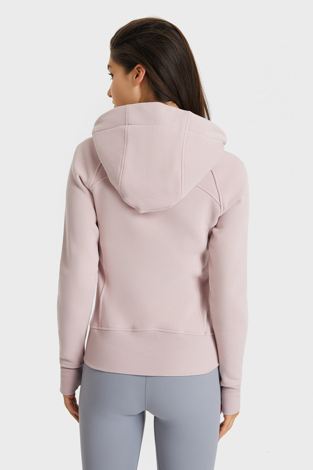 Millennia Zip Up Seam Detail Hooded Sports Jacket - All Mine Now Clothing