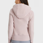 Millennia Zip Up Seam Detail Hooded Sports Jacket - All Mine Now Clothing