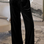 Drawstring Waist Wide Leg Active Pants - All Mine Now Clothing