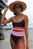 Color Block Spaghetti Strap Two-Piece Swim Set - All Mine Now Clothing