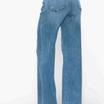 bytos Full Size High Rise Wide Leg Jeans with Pockets Trendsi