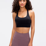 Millennia Crisscross Scoop Neck Active Tank - All Mine Now Clothing