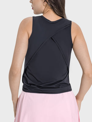 Millennia Round Neck Active Tank - All Mine Now Clothing