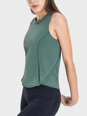 Millennia Round Neck Active Tank - All Mine Now Clothing