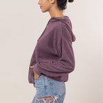 HYFVE Brushed Long Sleeve Hoodie with Kangaroo Pocket - All Mine Now Clothing