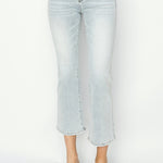 RISEN Full Size Mid Rise Cropped Flare Jeans - All Mine Now Clothing