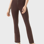 Millennia Zipper Detail High Waist Active Pants - All Mine Now Clothing