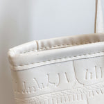 Textured PU Leather Handbag - All Mine Now Clothing