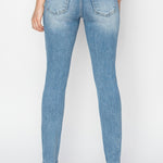 Risen Full Size High Rise Knee Distressed Skinny Jeans - All Mine Now Clothing