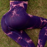 Tie-Dye High Waist Active Leggings - All Mine Now Clothing