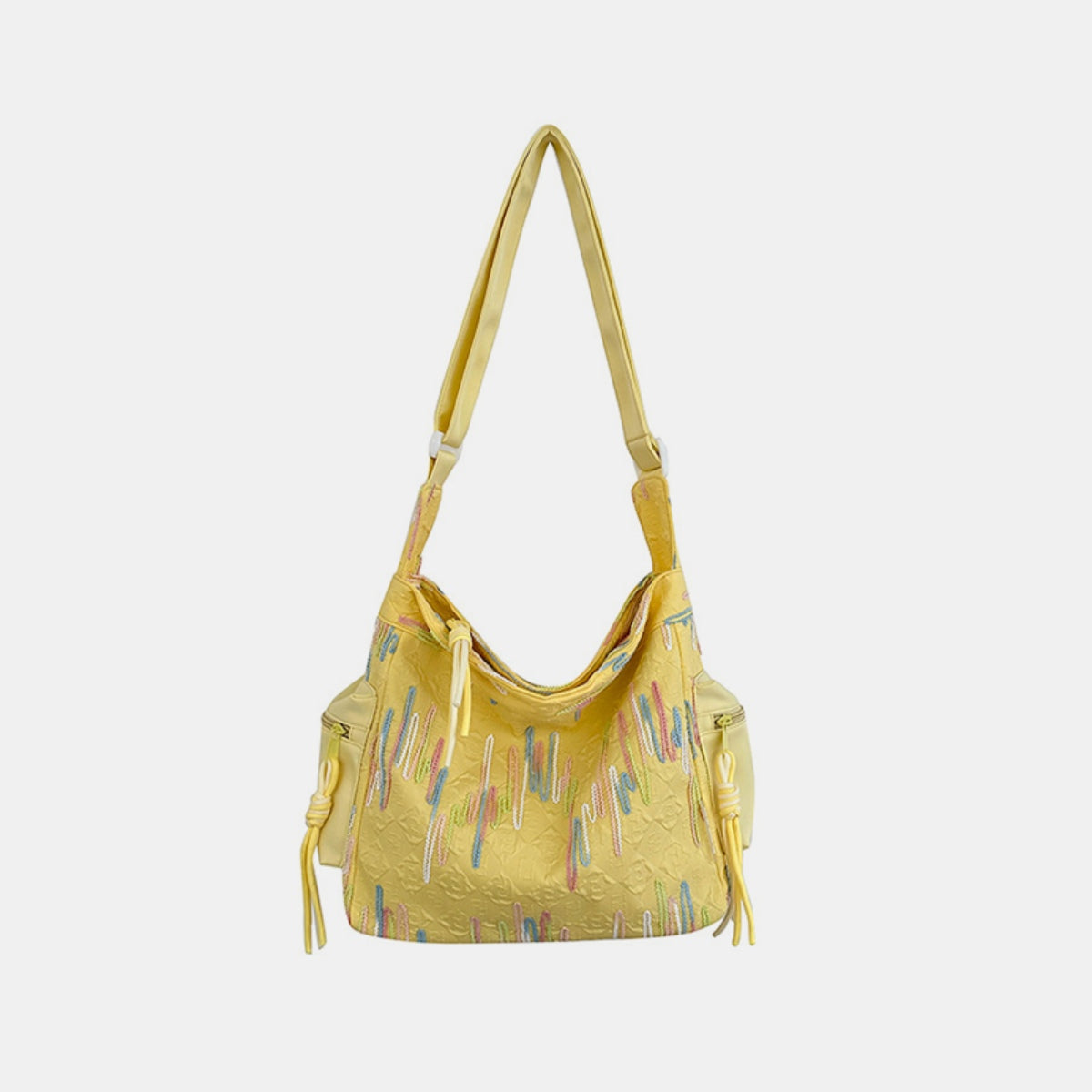 Contrast Texture Shoulder Bag - All Mine Now Clothing