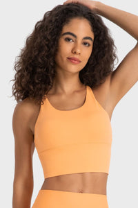 Millennia Crisscross Back Ladder Detail Sports Bra - All Mine Now Clothing