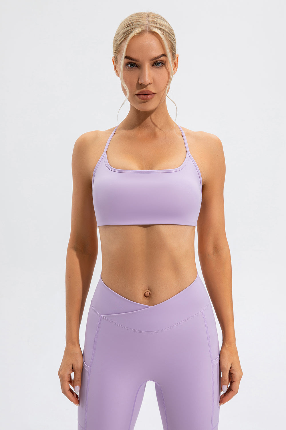 Crisscross Spaghetti Strap Active Cami - All Mine Now Clothing