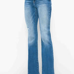 bytos Full Size Distressed High Rise Jeans with Pockets - All Mine Now Clothing