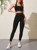 Halter Neck Top and Pants Active Set - All Mine Now Clothing