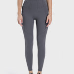 Millennia Pocketed High Waist Active Leggings - All Mine Now Clothing