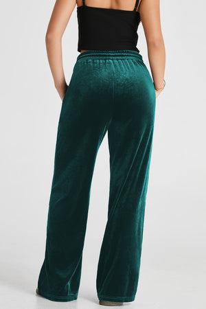 Drawstring Wide Leg Active Pants - All Mine Now Clothing