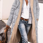 Full Size Zip Up Sherpa Hooded Coat Trendsi