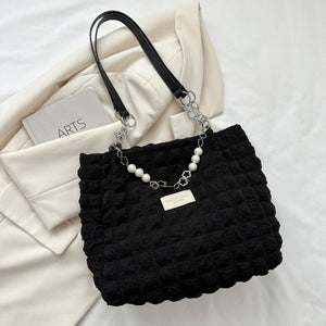 Bubble Textured Tote Bag - All Mine Now Clothing