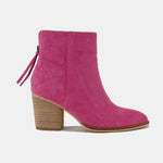 Beast Fashion Suede Point Toe Ankle Booties - All Mine Now Clothing