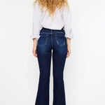 Kancan Mid Rise Slim Flare Jeans Trendsi