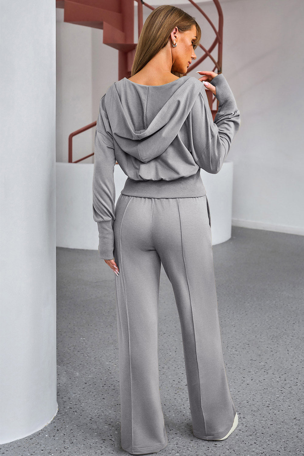 Dropped Shoulder Hoodie and Drawstring Pants Active Set - All Mine Now Clothing