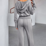 Dropped Shoulder Hoodie and Drawstring Pants Active Set - All Mine Now Clothing