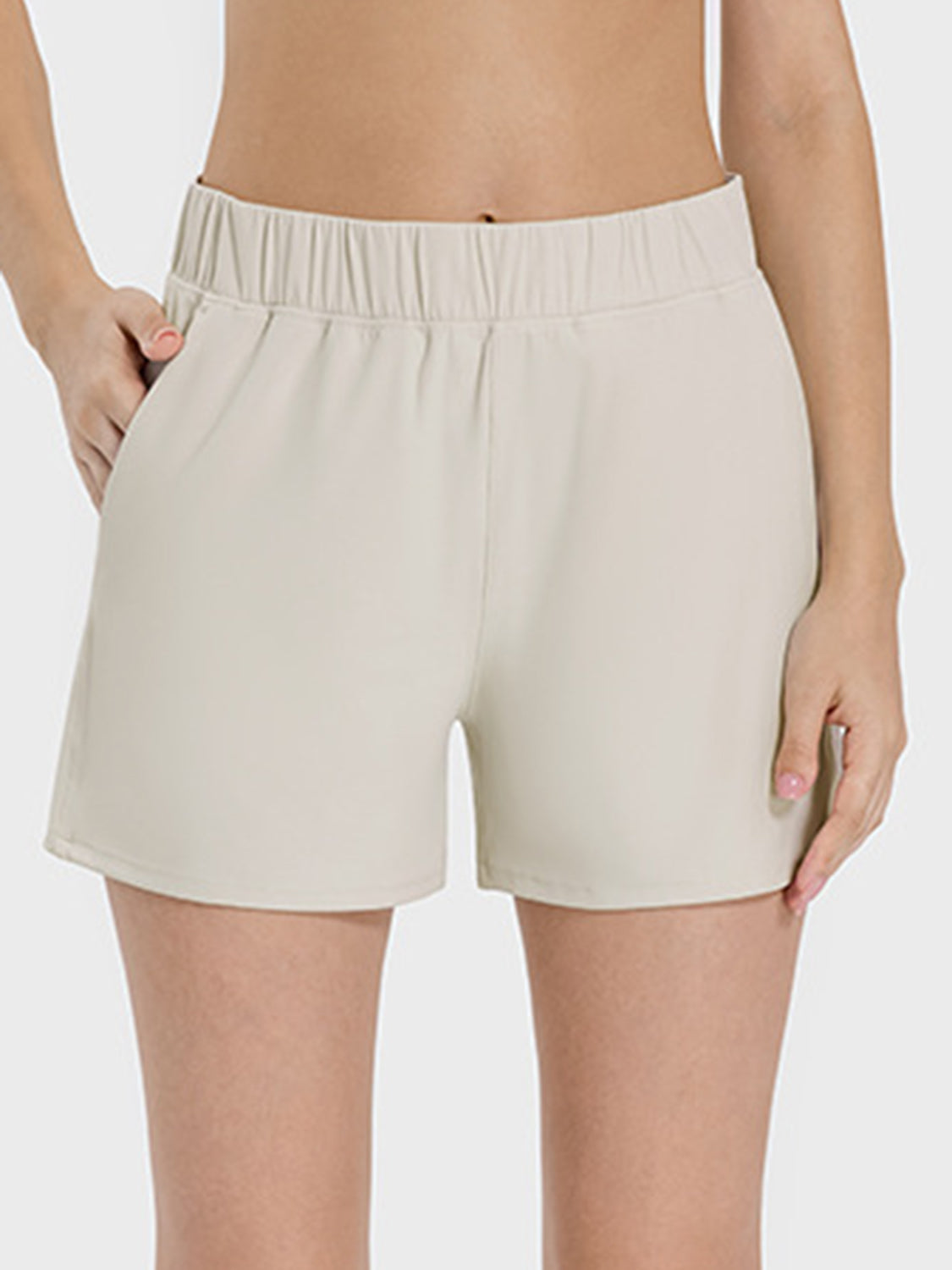 Millennia Elastic Waist Active Shorts - All Mine Now Clothing