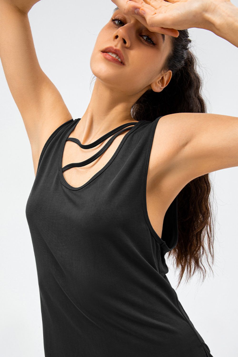 Cutout Reversible Active Tank - All Mine Now Clothing