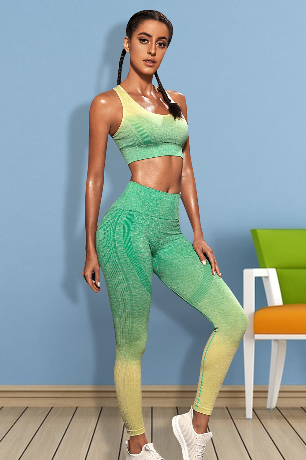 Gradient Sports Tank and Leggings Set - All Mine Now Clothing