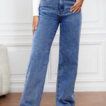 High Waist Straight Jeans - All Mine Now Clothing