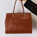 David Jones Texture PU Leather Handbag - All Mine Now Clothing