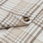 Plaid Removable Hood Button Up Shacket - All Mine Now Clothing