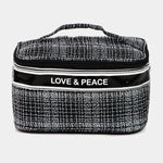 Fame Love & Peace Striped Handle Bag - All Mine Now Clothing