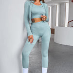 Tank Cropped Active Top and Pants Set - All Mine Now Clothing