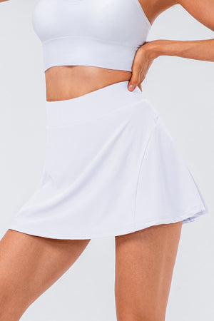 High Waist Pleated Active Skirt - All Mine Now Clothing