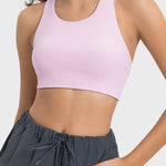 Millennia Cutout Round Neck Active Tank - All Mine Now Clothing