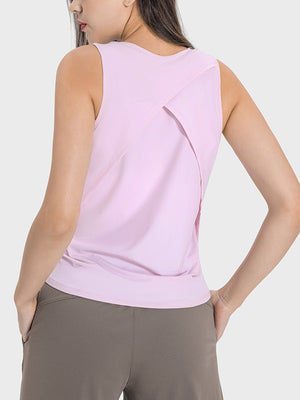 Millennia Round Neck Active Tank - All Mine Now Clothing