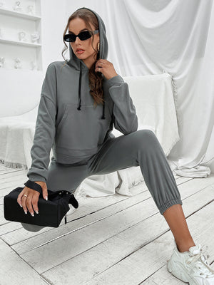 Ivy Lane Sports Hoodie and Joggers Set - All Mine Now Clothing