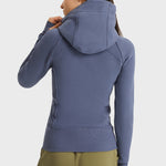 Millennia Zip Up Seam Detail Hooded Sports Jacket - All Mine Now Clothing