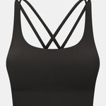 Millennia Crisscross Scoop Neck Active Tank - All Mine Now Clothing