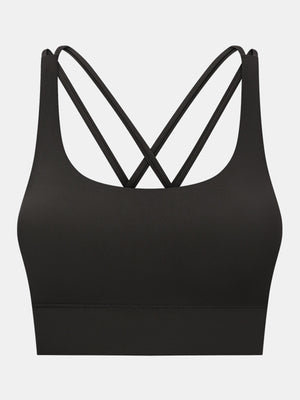 Millennia Crisscross Scoop Neck Active Tank - All Mine Now Clothing