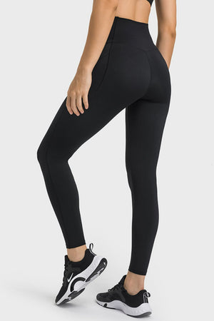 Millennia V-Waist Yoga Leggings with Pockets - All Mine Now Clothing