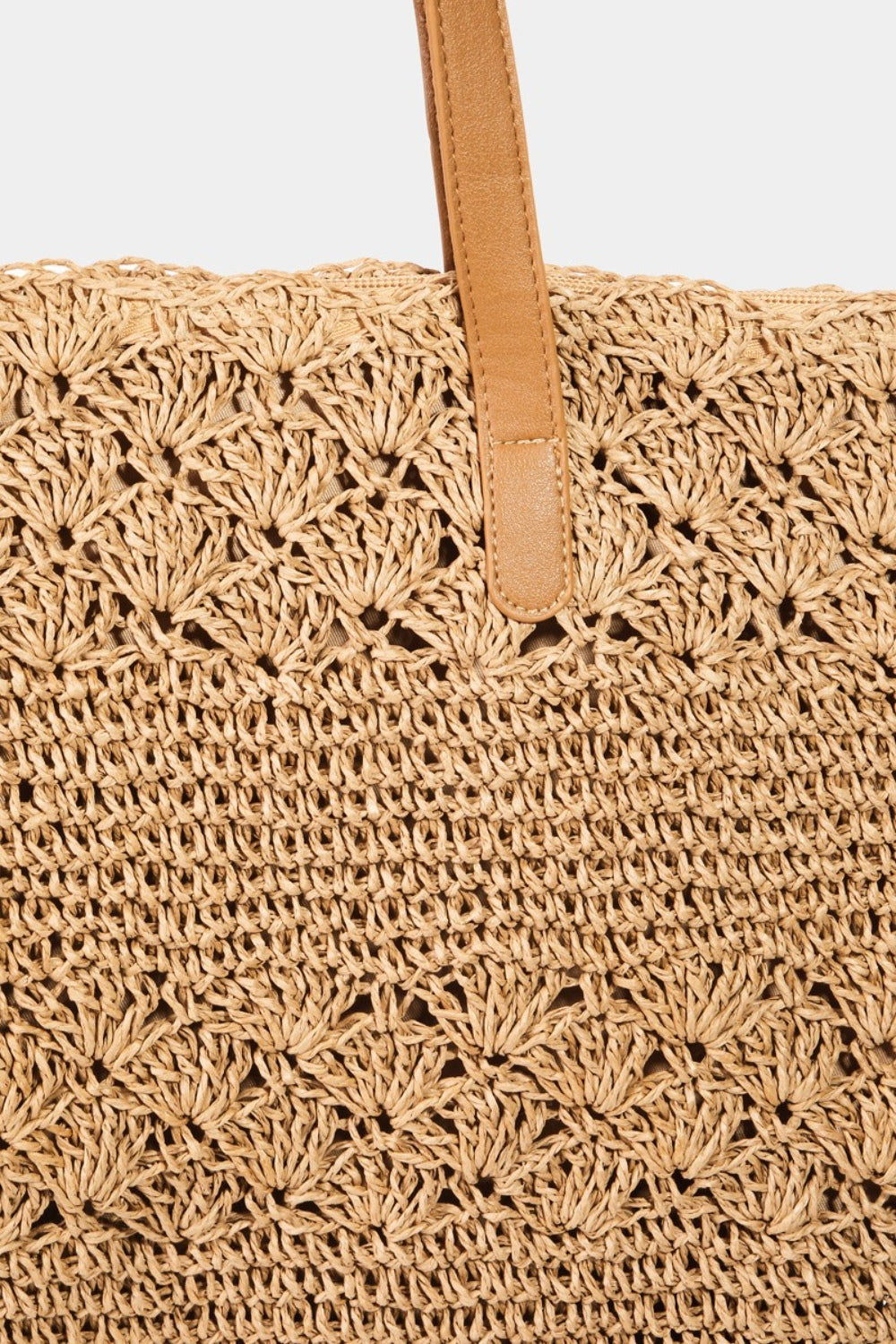 Fame Straw Braided Tote Bag - All Mine Now Clothing