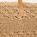 Fame Straw Braided Tote Bag - All Mine Now Clothing