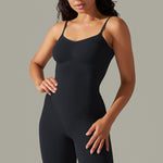 Spaghetti Strap Active Romper - All Mine Now Clothing