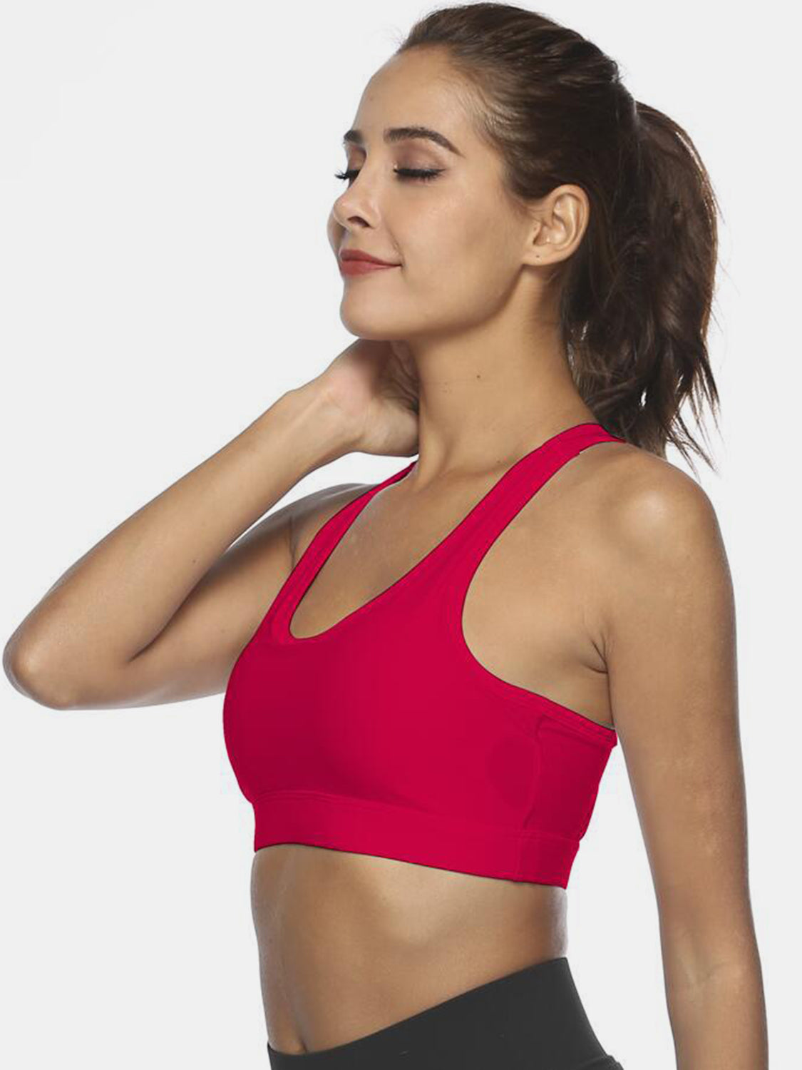 Cutout Scoop Neck Active Tank - All Mine Now Clothing