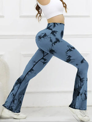 Tie-Dye High Waist Active Leggings - All Mine Now Clothing