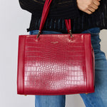 David Jones Texture PU Leather Handbag - All Mine Now Clothing