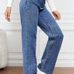 High Waist Straight Jeans - All Mine Now Clothing